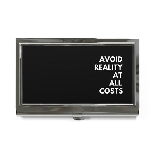 Avoid Reality Business Card Holder