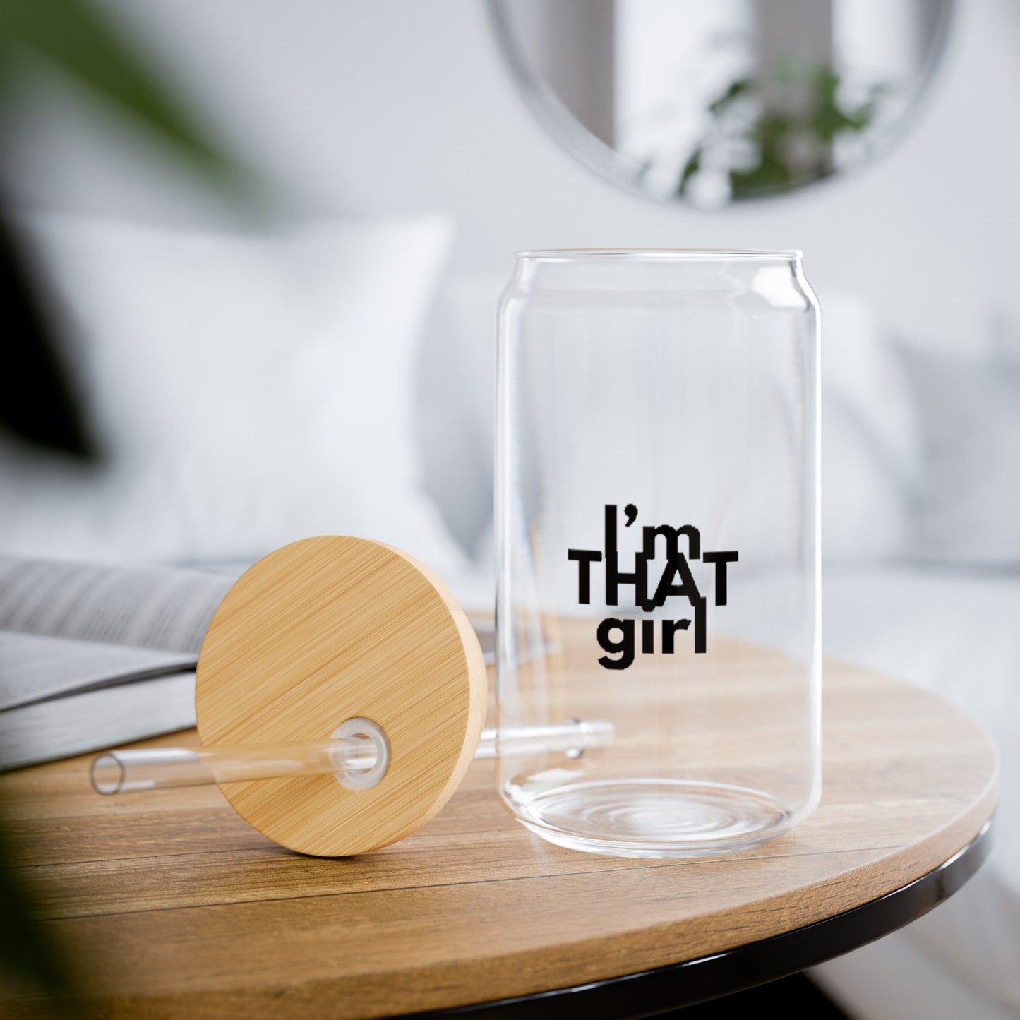 I'm THAT girl Sipper Glass, 16oz